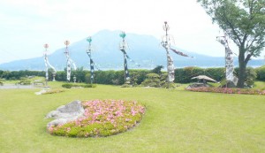 仙厳園からの桜島のコピー
