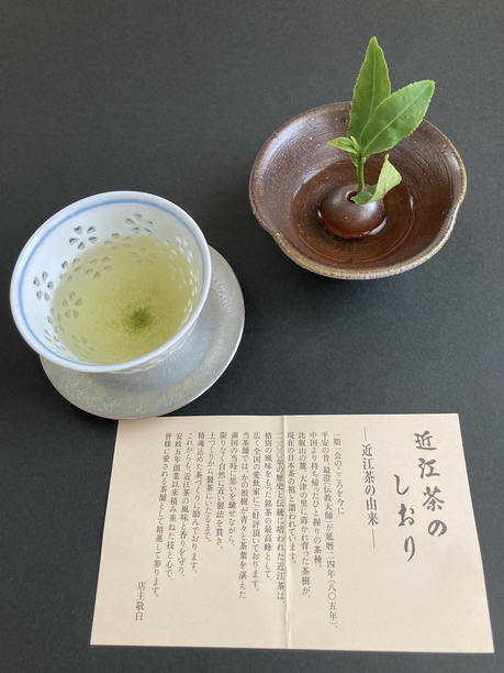 日吉茶園 新茶と近江茶のしおり 日吉茶園 新茶と近江茶のしおり