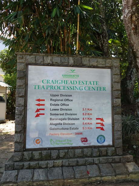 クレイグヘッド茶園　表札