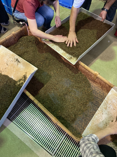 篩い分け後発酵機へ