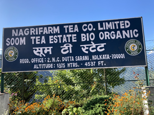 スーム茶園　看板