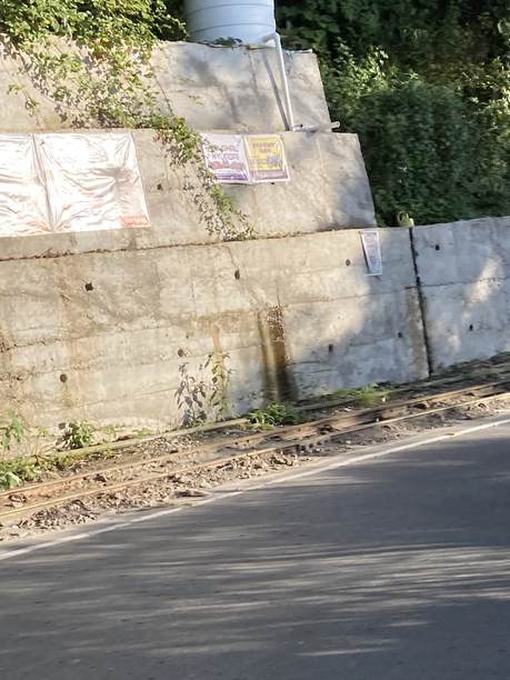 マーガレットデッキ側の線路