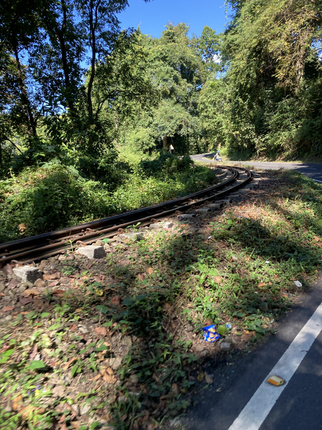 シングリ茶園横　線路２