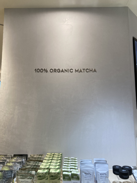THE　MATCHA　TOKYO 店頭