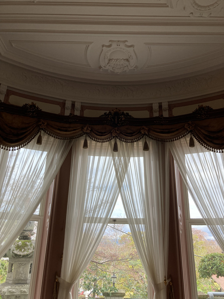 長楽館　カーテン
